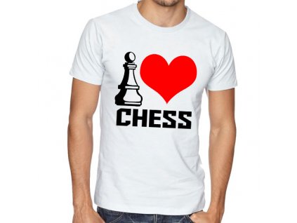 Pánské tričko Miluji šachy