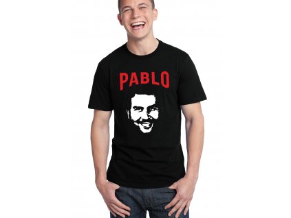 pánské černé tričko pablo escobar