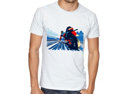 Pánské tričko Motorkář závod