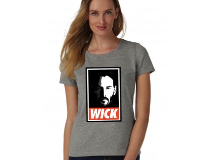 dámské šedé tričko john wick