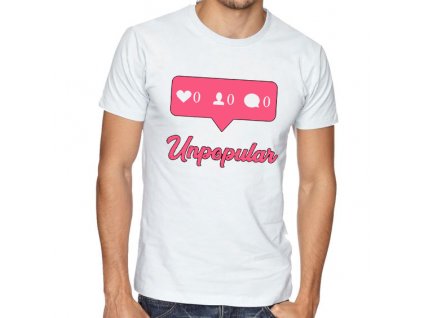 Pánské tričko Nepopulární instagram