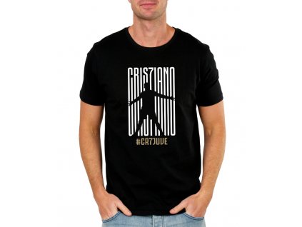 pánské černé tričko cristiano ronaldo juventus