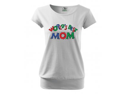 těhotenské bílé tričko nejlepší máma na světě