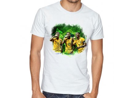 Pánské tričko Brazílie fotbal