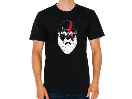 pánské černé tričko god of war Kratos