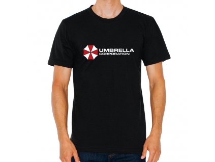 pánské černé tričko Resident Evil Korporace deštníků
