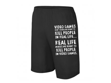 šortky Video Hry Zabíjejí