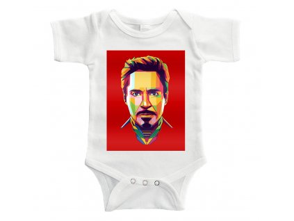 dětské body RDJ Iron man