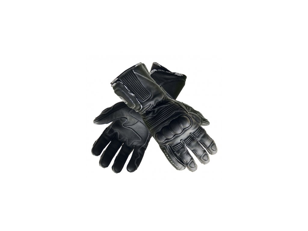 Pánské kožené rukavice CYBER GEAR BULL, černé