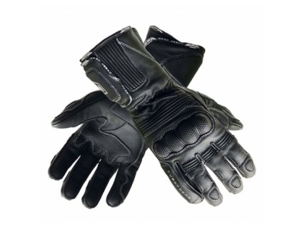 Pánské kožené rukavice CYBER GEAR BULL, černé
