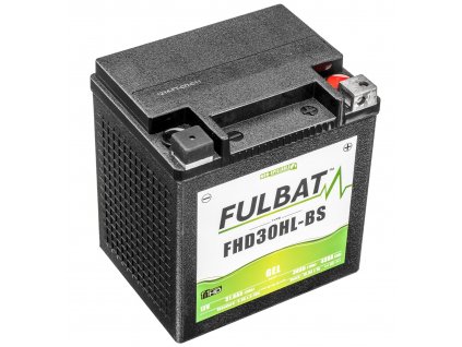 baterie 12V, FHD30HL-BS GEL (Harley.D), 30Ah, 430A, bezúdržbová GEL technologie 165x125x175 FULBAT (aktivovaná ve výrobě)
