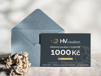 Dárkový poukaz HV creation dárek pro muze rezbarske nastroje rezbarsky nuz 1000