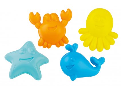 Formičky na písek 4 ks - moře