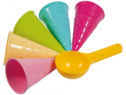 Formičky na písek - zmrzlinové kornouty