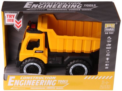 Auto sklápěcí se světelnými a zvukovými efekty (žluté)