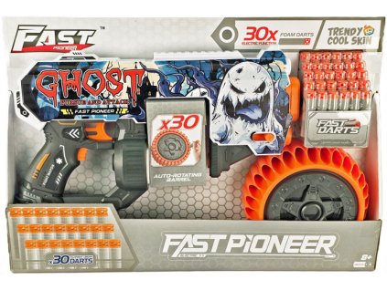 Pistole na EVA naboje, 3D potisk (ghost)