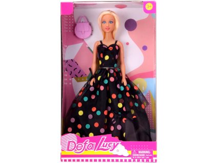 Panenka Defa Lucy v černých/bílých šatech