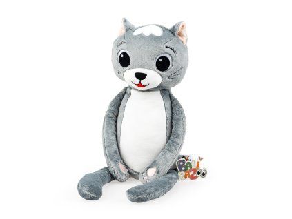 BB KOČIČKA MAZLÍCÍ ŠEDÁ