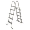Schůdky k bazénům 122 cm bezpečnostní šedé