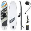 Paddleboard WHITE CAP set sedačkou, pádlem, ruční pumpou a taškou