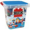 Stavebnice Blox 250 ks kostiček v plastovém kyblíčku