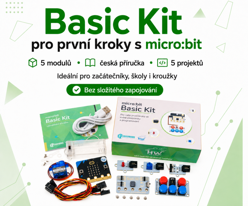 Basic Kit pro první kroky s micro:bit!