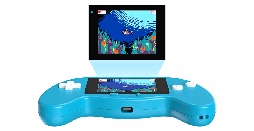 Arcade Pro – herní konzole pro výuku programování micro:bit displej