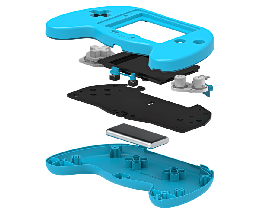 Arcade Pro – herní konzole pro výuku programování micro:bit důmyslná konstrukce