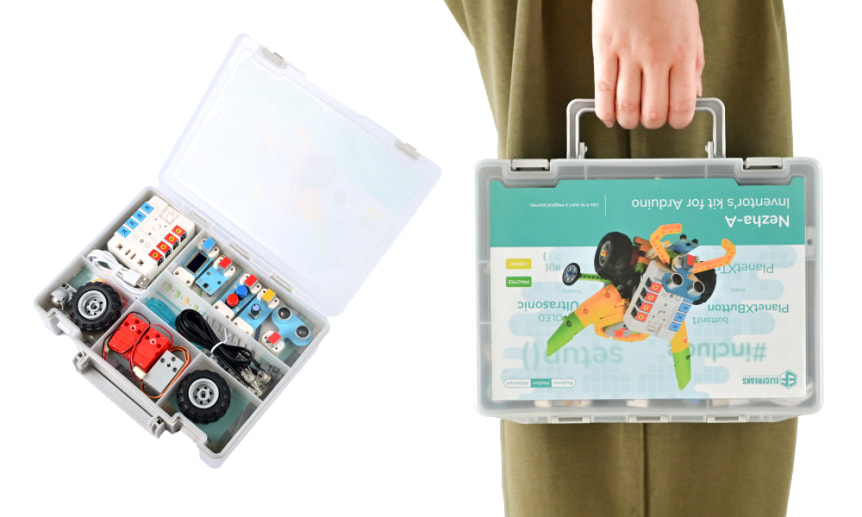 Arduino NEZHA-A Inventor's Kit pro mladé vynálezce pořadač
