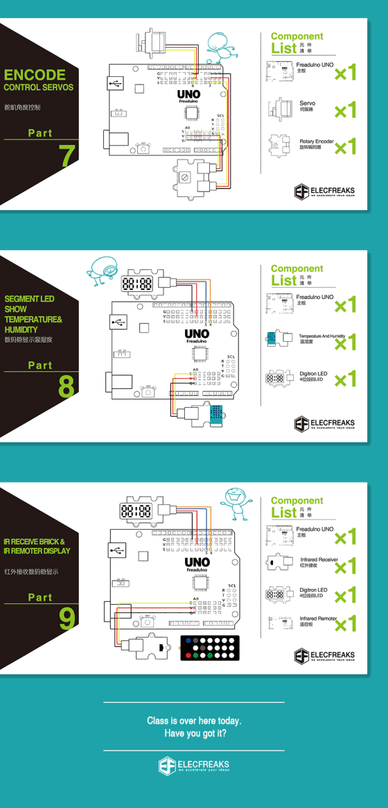 Arduino Starter Kit (pro začátečníky) projekty 6-9