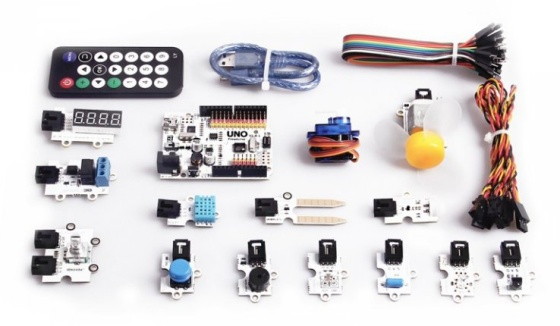 Arduino Starter Kit (pro začátečníky) součásti