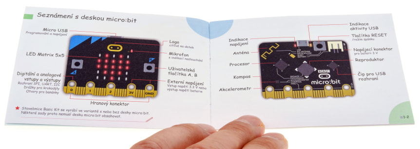 BBC micro:bit Basic Kit návod ukázka