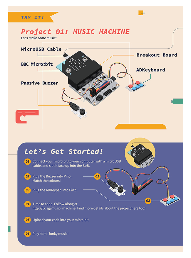 BBC micro:bit kutilský kit projekty