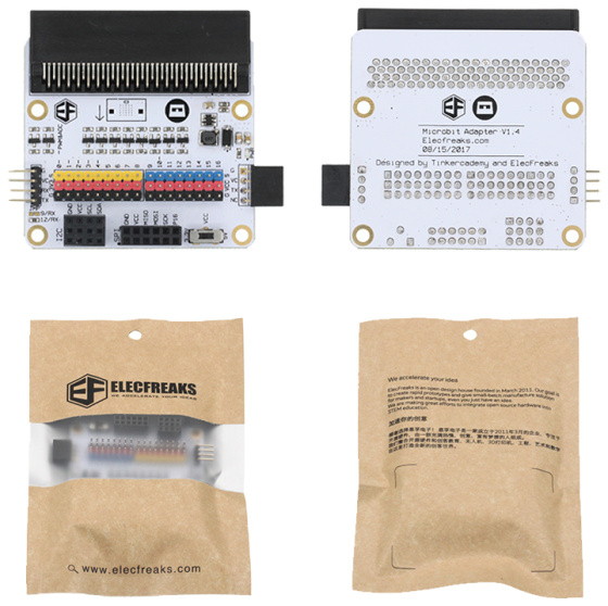 BBC micro:bit rozšiřující modul na bastlení PCB a balení