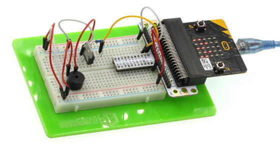 BBC micro:bit Starter Kit - mikrobit projekt se bzučákem