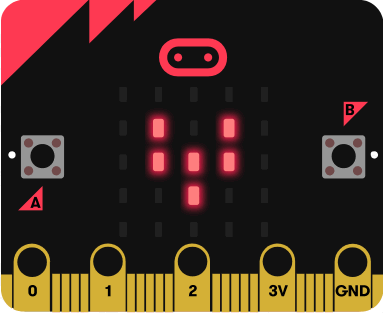 BBC micro:bit V2.21 - mikropočítač pro výuku programování LED matice srdce