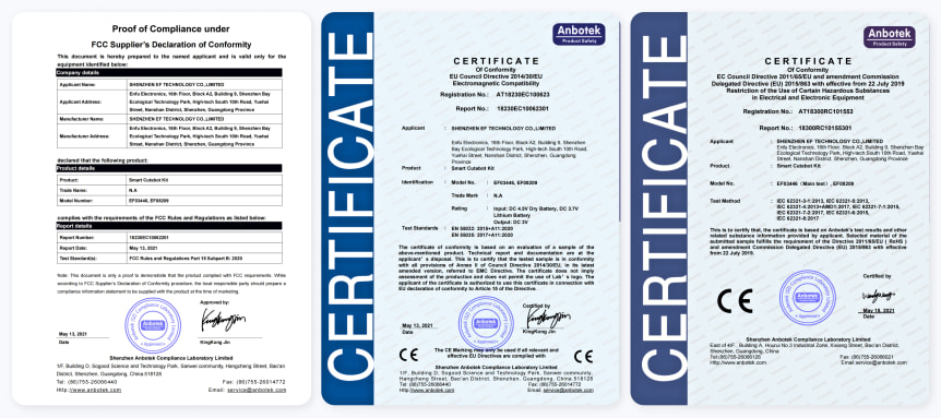 Smart Cutebot - chytré závodní auto pro výuku programování - certifikáty