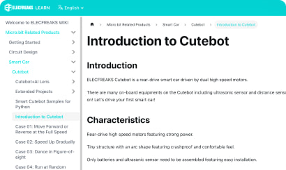 Smart Cutebot - wiki