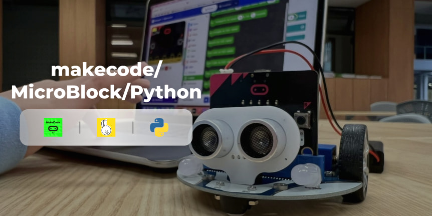 Smart Cutebot - chytré závodní auto - způsoby programování