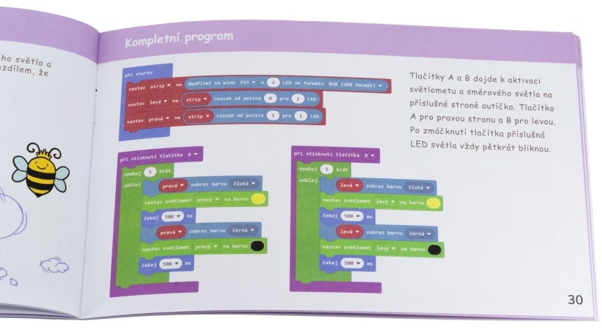 Smart Cutebot český návod - kompletní program