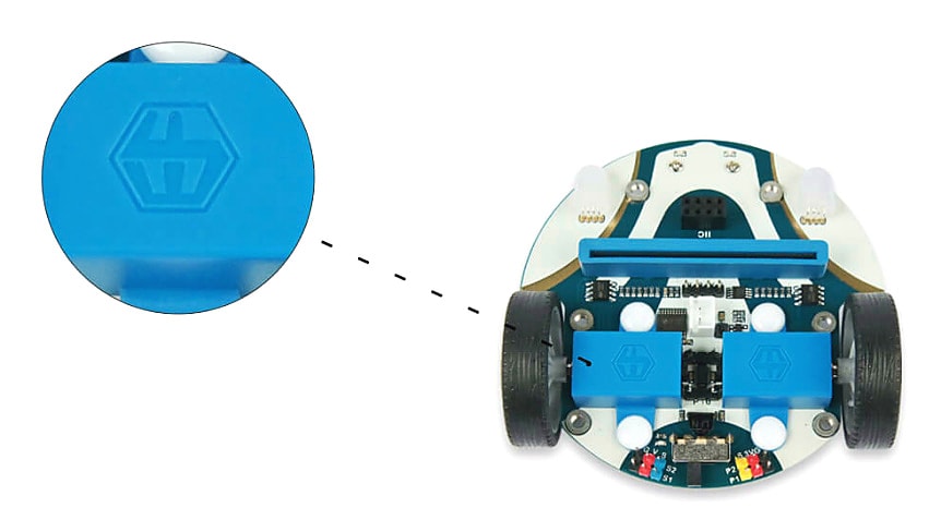 Cutebot - Pico:ed chytré závodní auto (s Pico:ed) motory