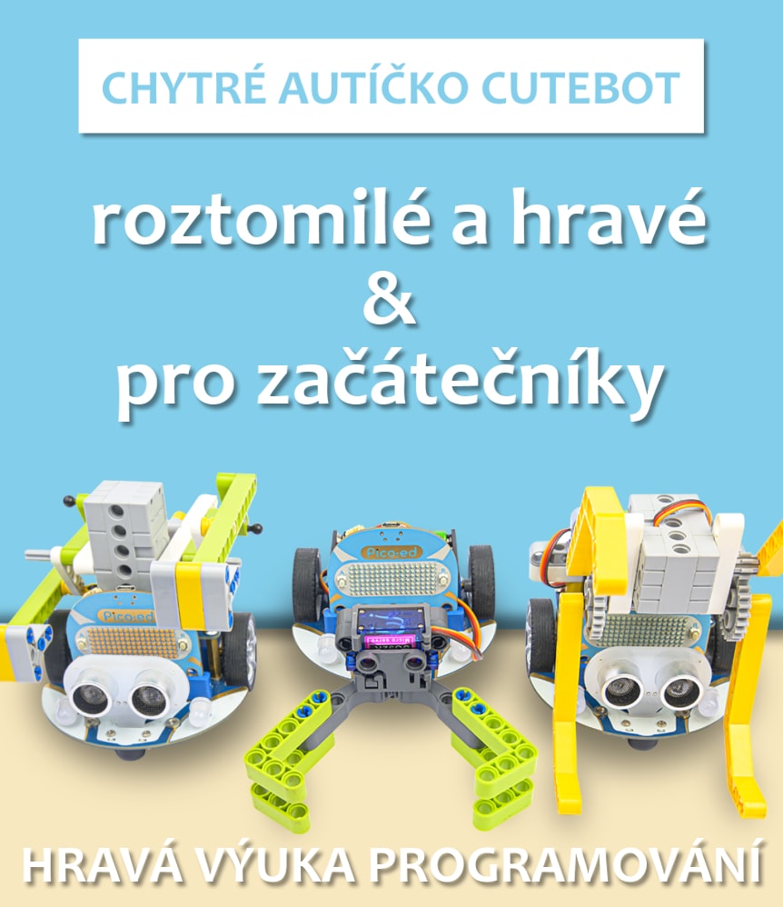 Cutebot - Pico:ed chytré závodní auto - pro výuku programování