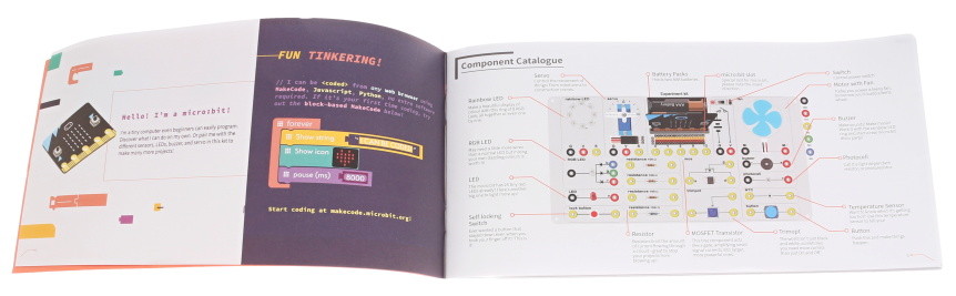 Experiment Kit pro micro:bit - popis součástek