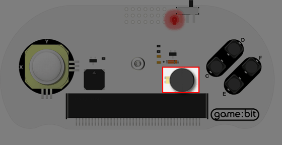 Joystick:bit pro micro:bit V2 - gamepad modul - vibrační motorek