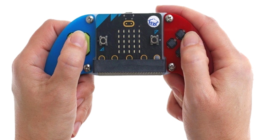 Joystick:bit V2 Plus s úchyty - použití