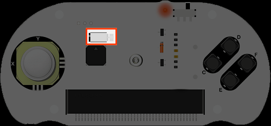 Joystick:bit V2 Plus s úchyty - vibrační motorek