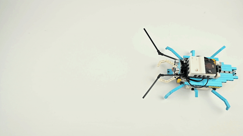 Micro:bit Nezha Pro AI Mechanical Power Kit – robotická AI stavebnice pro děti (bez micro:bit) projekt 6