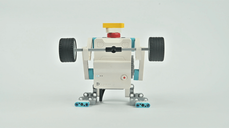 micro:bit Nezha Pro Sports Kit - sportovně laděný STEAM kit (bez micro:bit) příklad použití 1