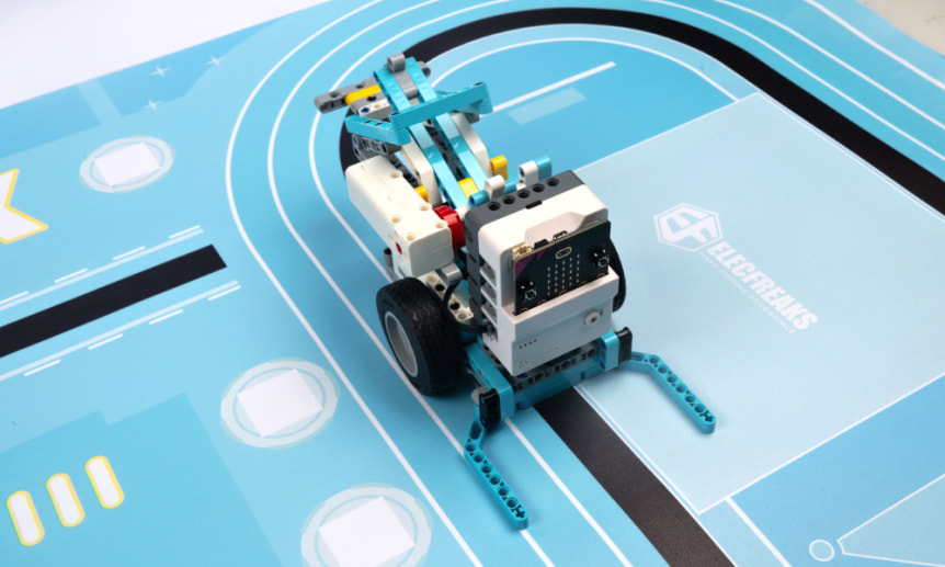 micro:bit Nezha Pro Sports Kit - sportovně laděný STEAM kit (bez micro:bit) projekt 3