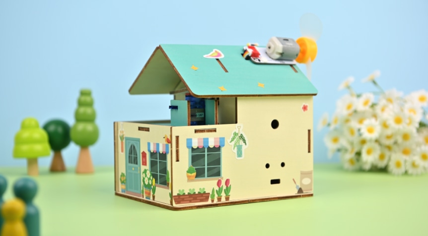 micro:bit Petal Smart Home Explorer Kit - pro chytrou domácnost a IoT samolepky